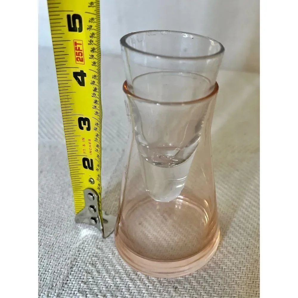 Vintage Luigi Bormioli Shooter Glass and Ice Carafe Cooler EVC